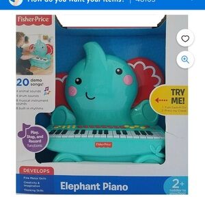 Fisher price piano like new condition